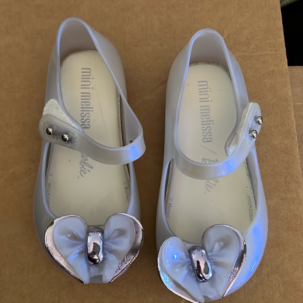 Mini Melissa Barbie flats. Size 7